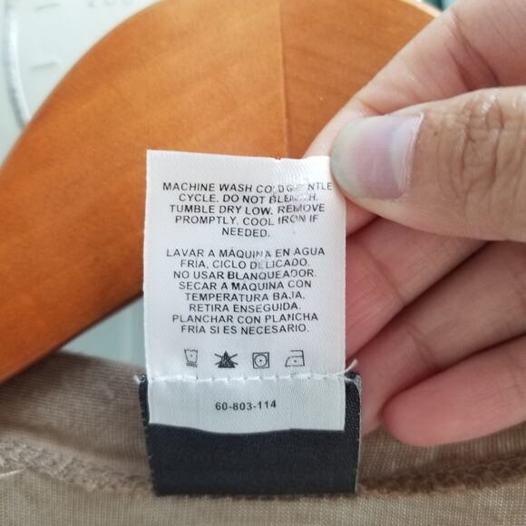 Covington Brown Lightweight Ruffle Waterfall Cardigan - Picture 4 of 6